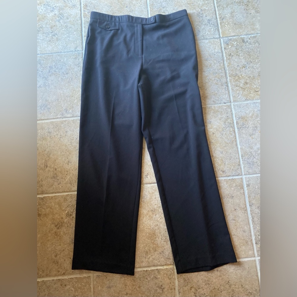 Counterparts - Classic Black High-rise Trousers, Size: 16